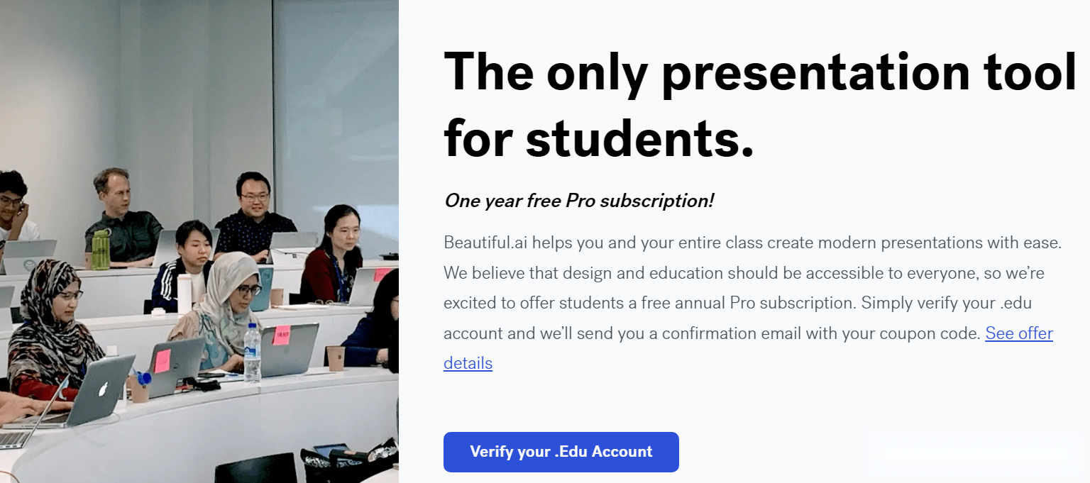 Beautiful.ai Student tutorial step image 2