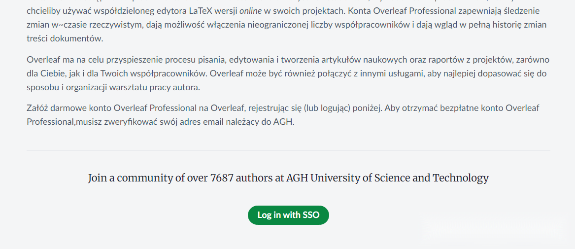 Overleaf Institution Access tutorial step image 2