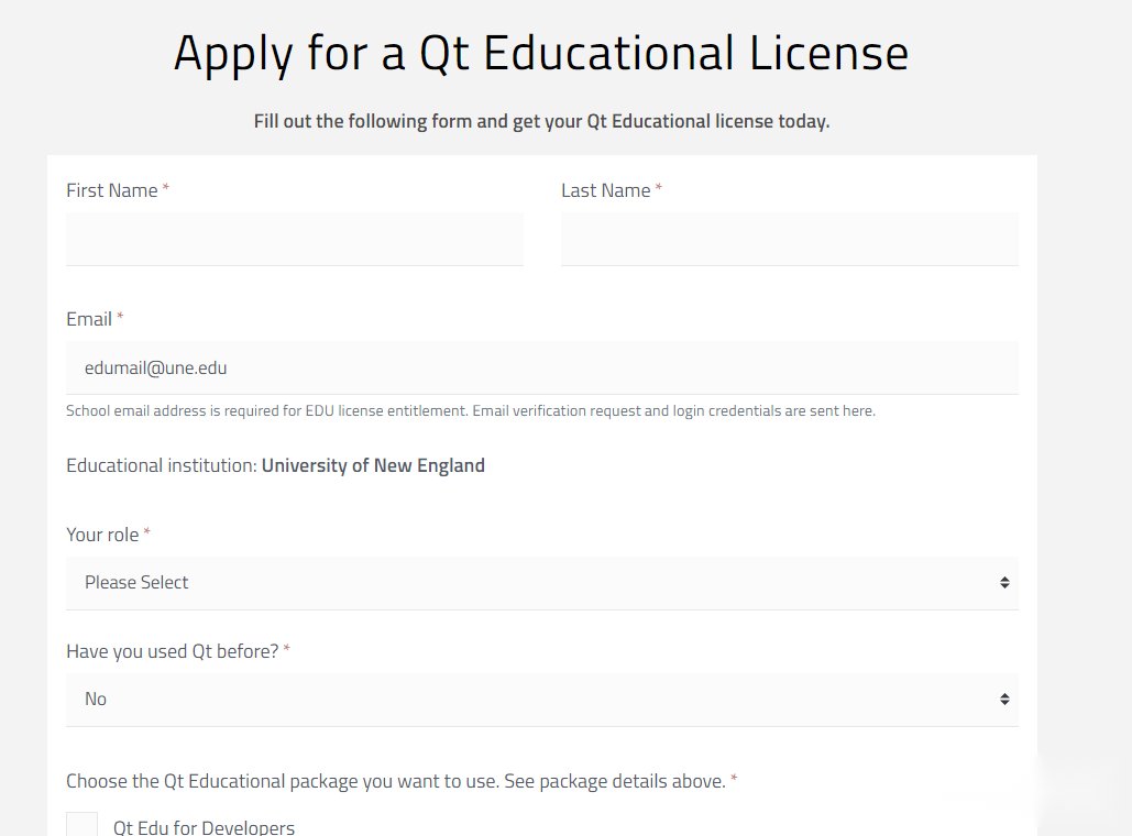 Qt Student Discount tutorial step image 1