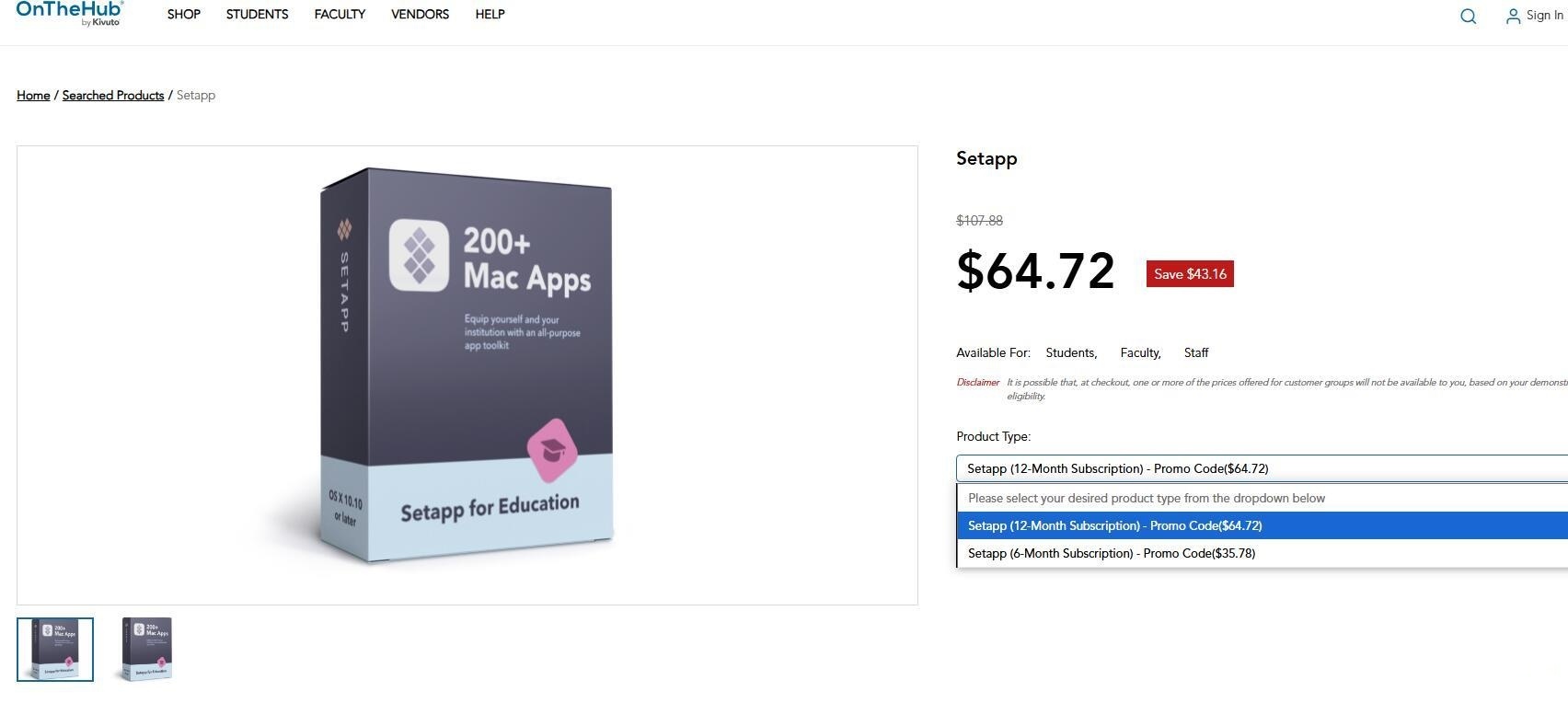 Setapp Student Discount tutorial step image 4